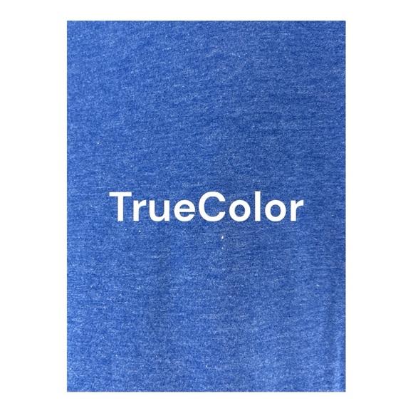 RSVLTS Solid Color T-shirt Super Soft Cotton/Poly Bright Blur Size Small - Picture 3 of 6